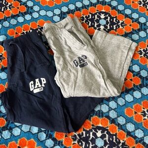 GAP Boys Navy and Gray cotton sweat pants Bottoms